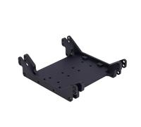 Fxzqgnh Gearbox Base Plate Plaque Bas Châssis Protection Centre Transmission Support Aluminium Alliage Elément RC Crawler Convient pour Montage, Noir