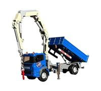 Fxzqgnh Grue Jouet Modèle Camion Véhicule Construction Métal Diecast Fonction Éducative Stimule L'Imagination Convient Aux Garçons Filles Cadeau Anniversaire, Bleu