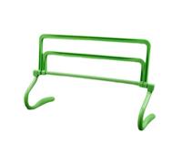 Fxzqgnh Haie D'Agilité Réglable Haie de Saut Athlétisme Outil D'Entraînement Polyvalent en PP Pliable Légère pour Développer Puissance et Réaction Adaptée Ent, Vert