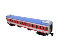 Fxzqgnh Ho Échelle Train Maquette Miniature Passager YZ25G Jouet de Simulation Plastique Décoration Maison Classique Collection Amis, Rouge