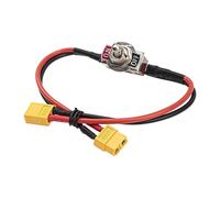 Fxzqgnh Interrupteur Puissance Courant Prise Électrique RC Fiche Amass Sécurisé Fonction on Off Utilisable pour Modèle Avion Drone Voiture, Prise XT60