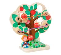 Fxzqgnh Jeu de Lancer de Balles - Activité de Réflexion et de Motricité Fine - Jouet D'apprentissage En Bois