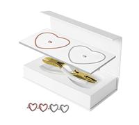 Fxzqgnh Kit de bricolage pour bracelets - Fabrication de bijoux pour toutes les occasions - Idées cadeaux pour la Saint-Valentin, des fiançailles ou pour les couples, 1 argent et 1 or rose