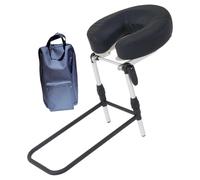 Fxzqgnh Kit de massage pour matelas à domicile avec appui-tête ergonomique, structure solide, mousse amovible, facile à transporter pour lit à la maison, convient pour l'auto-relaxation, noir