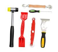 Fxzqgnh Kit de Nettoyage de Vitres 6 Pièces : Raclette avec Bande de Caoutchouc, Rouleau à Vitres Multifonctionnel En Caoutchouc, Caoutchouc