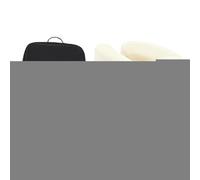 Fxzqgnh Kit de surmatelas de massage avec appui-tête réglable en mousse à mémoire de forme, soutien multifonction pour la récupération, la chirurgie oculaire et le sommeil, beige et blanc