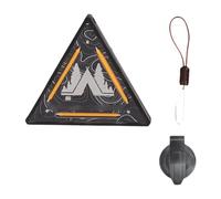 Fxzqgnh Lampe d'Avertissement Portable LED Mini Triangle Légère Multifonction Atmosphère Décorative avec Attache Adaptée au Camping Activités, Style A