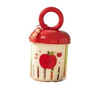 Fxzqgnh Lave-fruits et égouttoir 2 En 1, Panier D'égouttage et de Rangement, Bol à Fruits Portable avec Couvercle et Passoire, Réfrigérateur, Blanc