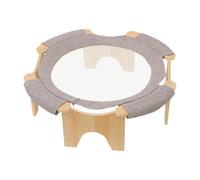 Fxzqgnh Lit en Bois, pour Une Utilisation Intérieure et Extérieure, Chaise Longue Portable pour Chat, Lits surélevés pour Chats, Mobilier pour Chiots.