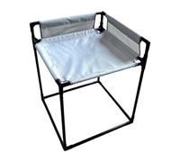 Fxzqgnh Lit surélevé et Portable pour Chat avec Barrière, à Placer Près d'une Fenêtre Ou à Côté d'un Panier pour Chien. Lavable et Portable.