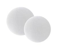 Fxzqgnh Lot de 2 Boules de Modelage En Polystyrène, Blanches.