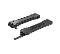 Fxzqgnh Lot de 2 Roulettes pour Lave-linge et Sèche-linge, Compactes, Multi-usages, Relevables, Universelles, avec Support, Noir