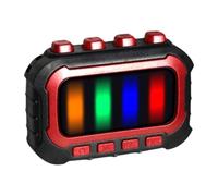 Fxzqgnh Machine de Jeu de Rythme Portable, Jeu D'apprentissage Musical, Jeu de Puzzle Interactif pour Enfants, Fêtes de Famille, et Loisirs, Noir