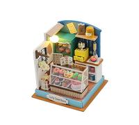Fxzqgnh Maison Miniature Puzzle Maison de Poupée Bois Meubles Accessoires Projet Manuel Assemblage Adapté Aux Décoration Cadeaux Loisirs, Styled