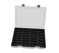 Fxzqgnh Mallette de Rangement pour Voitures Miniatures à L'échelle 1/64, En PETG Transparent et Anti-poussière, avec 27 Compartiments, Idéale pour, Bleu