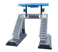 Fxzqgnh Modèle Railway Train Tunnel Figurine Micro Rocher Accessoire Miniature Créatif En Plastique Solide Adapté pour Création de Décoration, blanc