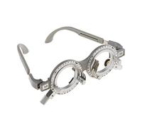 Fxzqgnh Monture D'Essai Optique En Métal et Cadre Adaptable pour Lentilles D'Essai Support Optométrique Structure Ergonomique Adaptée à L'Examen Médical P, 56mm