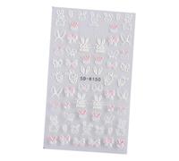 Fxzqgnh Nail Sticker Fleur Mandala Caricature Planète Embossé 5D Plastique Auto-adhésif pour Ongles Mode Femmes Salon Cadeau, 5D-K150