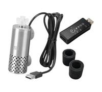 Fxzqgnh Nettoyeur de Film Huileux Portable et Efficace en Acier Inoxydable pour Aquariums Compacts, électrique.