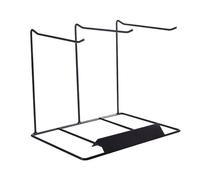 Fxzqgnh Organisateur de Bijoux, Présentoir, étagère de Rangement pour Bijoux, Support de Rangement de Table pour Montres et Bijoux, Diffusion, 3RangNoir 26x19x22cm