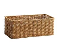 Fxzqgnh Panier de Rangement Multifonctionnel pour Table Basse, Décoration, Présentoir, Boîte de Rangement, Plateau Rectangulaire pour, L