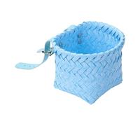 Fxzqgnh Panier de Vélo Enfants Accessoire Pratique Stockage Sécurisé Poignée Installation Facile sans Outils Adapté Aux Enfants Apprenant à Faire du Vélo, Bleu