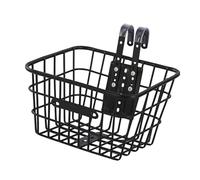 Fxzqgnh Panier de Vélo pour Enfants Panier de Guidon Avant Panier de Rangement Corbeille de Bicyclette Accessoire de Vélo en Métal Facile à Nettoyer Adapté Po, sans Couvercle