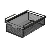 Fxzqgnh Panier Tiroir Coulissant Suspendu Organisateur sous Étagère Support Rangement Fonction Installation Facile Convient aux Dressings Bureaux Maisons, 31cmx22cmx9cm
