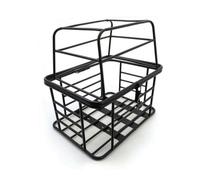 Fxzqgnh Panier Vélo avec Attache Métallique Panier Vélo Arrière Robuste Transport pour Cyclistes, Engins Motorisés, Trajets Quotidiens, Panier pour Chien avec Couvercle