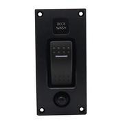 Fxzqgnh Panneau de Commande à Bascule pour Lave-Pont avec Interrupteur étanche IP66, Boîtier en Plastique, Rétroéclairage, Protection des Boutons-poussoirs Po