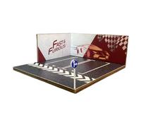 Fxzqgnh Parking Miniature Garage pour Modèles Réduits Maquette de Bâtiment Décor de Collection Mise en Scène avec Apparence Réaliste pour Voitures 1/64 Adapt, Style C