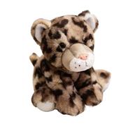 Fxzqgnh Peluche Animal Enfant Jouet Doudou Poupée Peluche Douce Matière Coton PP Aspect Animal Forêt Adapté aux Cadeaux Enfants Chambre Bébé Salon Lit Salle, Léopard
