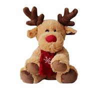 Fxzqgnh Peluche de Noël En Forme de Renne, Coussin Doux pour Le Salon