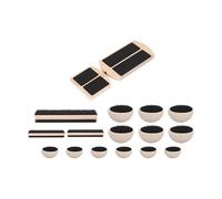 Fxzqgnh Planche d'équilibre antidérapante avec 12 hémisphères et support de pied