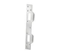 Fxzqgnh Plaque de Gâche de Sécurité pour Porte D'entrée, En Acier Robuste, Fixation de Porte, Accessoires Métalliques, Quincaillerie Professionnelle Adapt, blanc