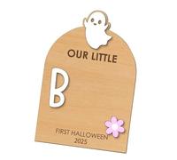 Fxzqgnh Plaque Décorative à Faire Soi-même avec de Pied pour Halloween (cadeau Idéal pour Une Shower, Une Chambre D'enfant Ou Une Fête), Mal