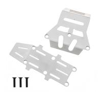 Fxzqgnh Plaques de Protection de Châssis En Acier Inoxydable à L'échelle 1:10, Composants de Réparation pour 58742