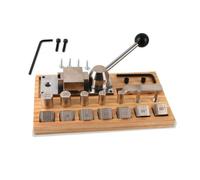 Fxzqgnh Plieuse à Bagues Manuelle Précise Cintreuse Bagues Multifonctionnelle Cintreuse Banc pour Artistes, Atelier, Pince À Cintrer Les Bagues Base En Bois, Quatrième Génération