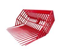 Fxzqgnh Poignée de Rechange pour Ramasse-légumes, Racleur de Dents Inclinées, Léger en Polypropylène, Idéal pour Le Nettoyage, Le Jardinage et L'élevage, Rouge