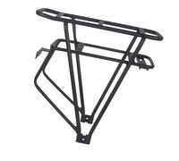Fxzqgnh Porte-Bagages Arrière VTT avec Support de Batterie, Double Plateau, Accessoires, Noir