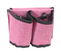 Fxzqgnh Porte-gobelet Valise Sac Porte-Boisson Universel Support Boisson Bagages Porte-gobelet Bouteille Oxford Lavable Adapté Aux Déplacements Professionnels, Rose Rouge