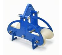Fxzqgnh Poulie de dage de Câble Rouleau de Tirage de-câble de Déviation Structure Métallique Solide Rouleaux Intégrés Prévention Du Coincement Montage, Double Roue D Angle En Nylon