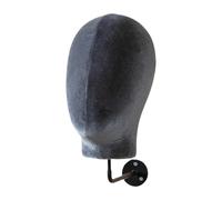 Fxzqgnh Présentoir à Perruques, Tête de Mannequin, Support Mural pour Perruques et Bonnets Créatifs