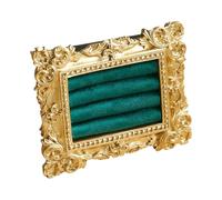 Fxzqgnh Présentoir de Baroque Vintage, Support Polyvalent pour Broches et Boucles D'oreilles, Accessoire Photo pour Les Vendeurs, Vert