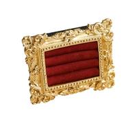 Fxzqgnh Présentoir de Baroque Vintage, Support Polyvalent pour Broches et Boucles D'oreilles, Accessoire Photo pour Les Vendeurs, Vin Rouge