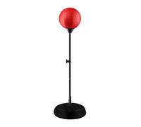 Fxzqgnh Punching Speed Ball pour Enfants Kit de Frappe Sac de Boxe sur Pied Base Stable Fonction Anti-basculement Adapté Au Développement Corporel, Rouge