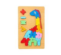 Fxzqgnh Puzzles En Bois, Puzzles D'animaux, Puzzles de Formes, Puzzles pour Enfants, Puzzles D'exercice, Motricité Fine, Reconnaissance Des Objets et, dinosaure