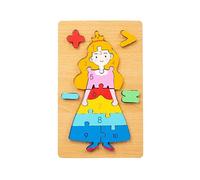 Fxzqgnh Puzzles En Bois, Puzzles D'animaux, Puzzles de Formes, Puzzles pour Enfants, Puzzles D'exercice, Motricité Fine, Reconnaissance Des Objets et, Princess