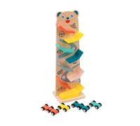 Fxzqgnh Rampe de Course pour Mini-Voitures en Bois, Jouet, Circuit de Course pour Voitures