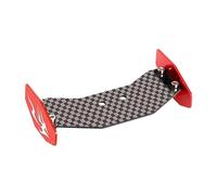Fxzqgnh RC Arrière Aile Fibre Carbone Aluminium Accessoire Queue Voiture Télécommandée Assemblage Pièces Montage Vis Accessoire Remplacement Camion R, Rouge